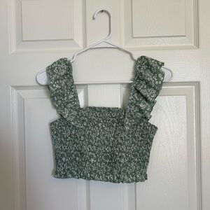 Floral crop top